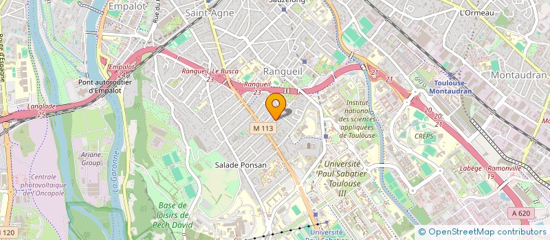 localisation de l'entreprise MONSIEUR ALAIN BILA à TOULOUSE