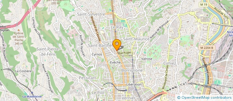 localisation de l'entreprise MONSIEUR ALAIN BILLARAND à NICE