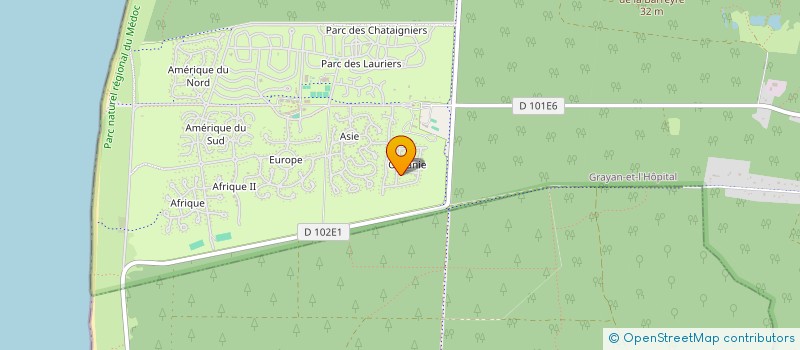 localisation de l'entreprise MONSIEUR ALAIN BILLIARD  GRAYAN-ET-L'HOPITAL