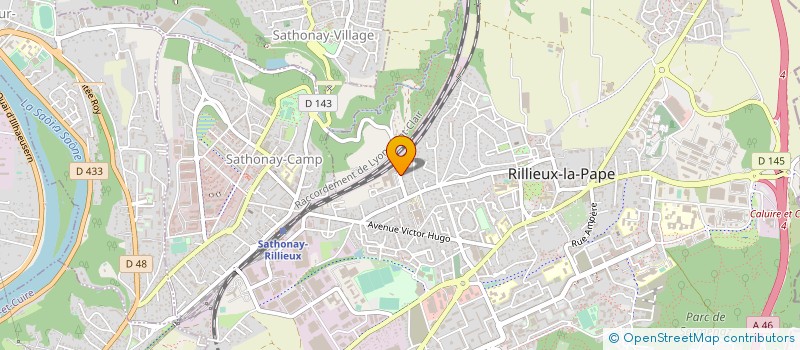 localisation de l'entreprise MONSIEUR ALAIN BILLOTET  RILLIEUX-LA-PAPE