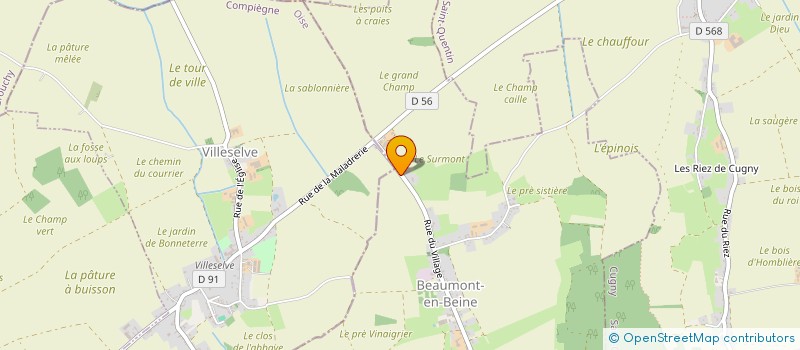 localisation de l'entreprise MONSIEUR ALAIN BIONNE  SELENS