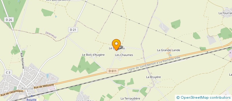 localisation de l'entreprise MONSIEUR ALAIN BIZARD  ROUILLE