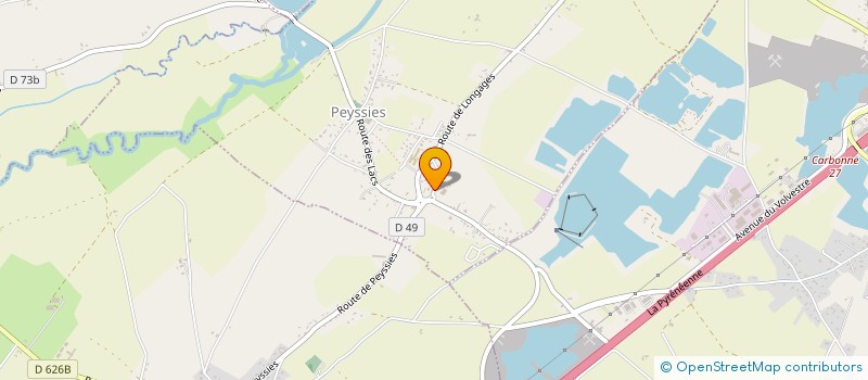 localisation de l'entreprise MONSIEUR ALAIN BIZE  PEYSSIES