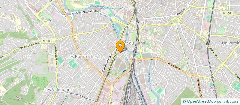 localisation de l'entreprise MONSIEUR ALAIN BIZZARRI à DIJON