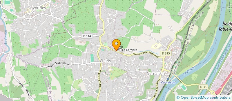 localisation de l'entreprise MONSIEUR ALAIN BLACHE  VERNAISON