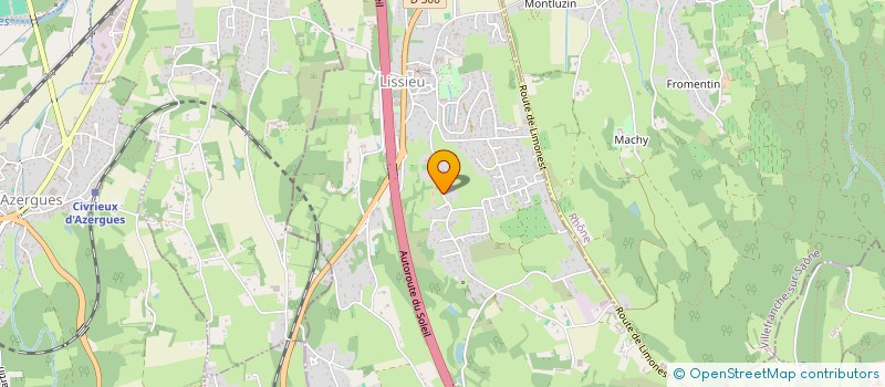 localisation de l'entreprise MONSIEUR ALAIN BLAIS à LISSIEU