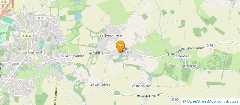 localisation de l'entreprise MONSIEUR ALAIN BLAIS  LA GARNACHE