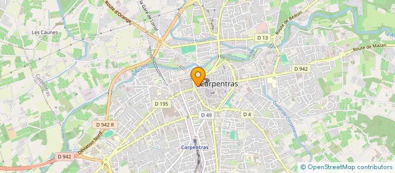 localisation de l'entreprise MONSIEUR ALAIN BLANC  CARPENTRAS