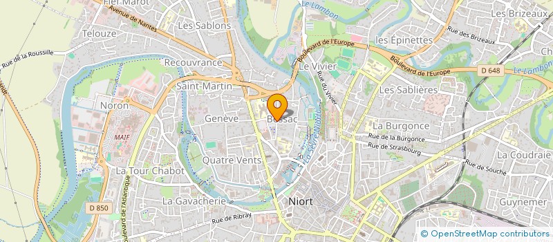 localisation de l'entreprise MONSIEUR ALAIN BLANCHE à NIORT