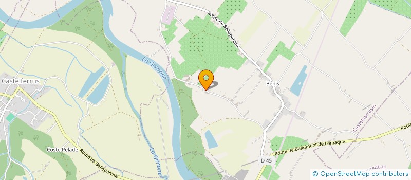 localisation de l'entreprise MONSIEUR ALAIN BLANCHER  CASTELSARRASIN