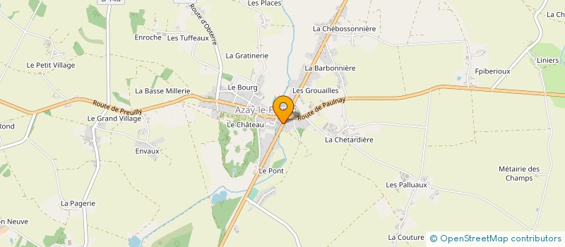 localisation de l'entreprise MONSIEUR ALAIN BLANCHET à AZAY-LE-FERRON