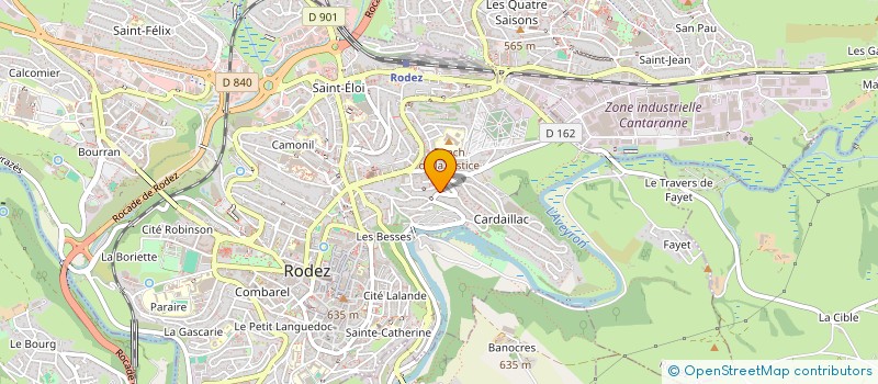 localisation de l'entreprise MONSIEUR ALAIN BLANCHET à RODEZ