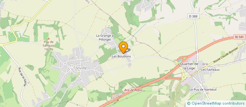 localisation de l'entreprise MONSIEUR ALAIN BLANCHETON  CHAMPNIERS