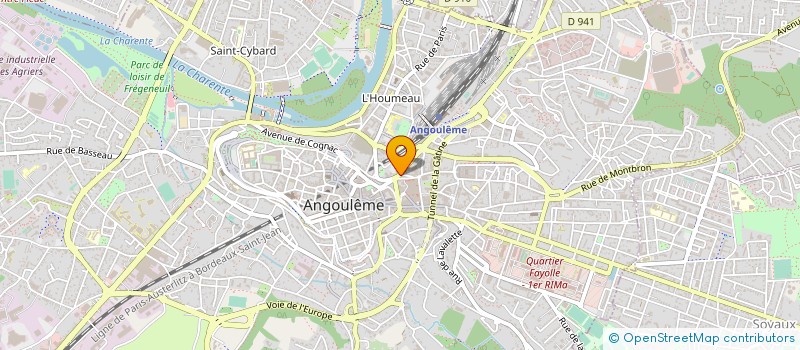 localisation de l'entreprise MONSIEUR ALAIN BLANLOEUIL à ANGOULEME