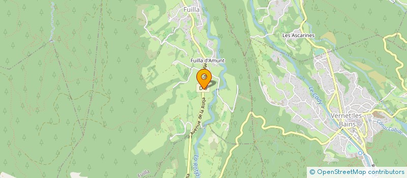 localisation de l'entreprise MONSIEUR ALAIN BLANQUE  FUILLA