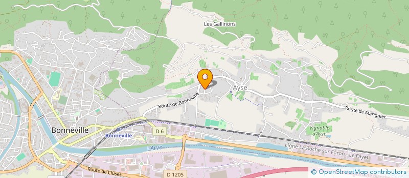 localisation de l'entreprise MONSIEUR ALAIN BLASER  AYSE