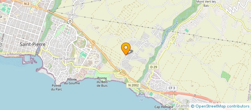 localisation de l'entreprise MONSIEUR ALAIN BLED à SAINT-PIERRE