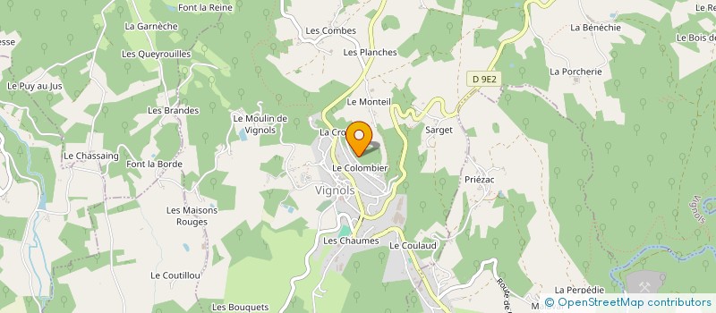 localisation de l'entreprise MONSIEUR ALAIN BLEMONT à SAINT-BONNET-LA-RIVIERE