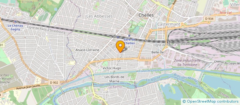 localisation de l'entreprise MONSIEUR ALAIN BLONDE à CHELLES