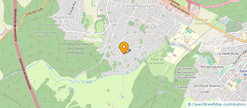 localisation de l'entreprise MONSIEUR ALAIN BLONDEL  CHAMBOURCY