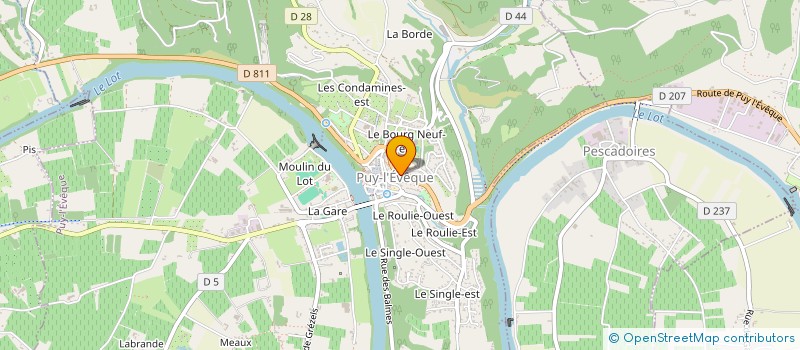 localisation de l'entreprise MONSIEUR ALAIN BLONDELLE à PUY-L'EVEQUE