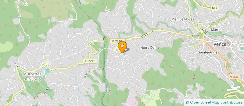 localisation de l'entreprise MONSIEUR ALAIN BOBLIN  VENCE