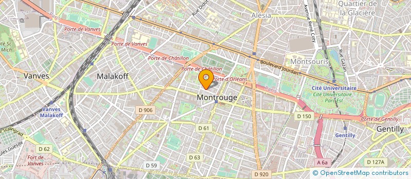 localisation de l'entreprise MONSIEUR ALAIN BOCKENMEYER à MONTROUGE