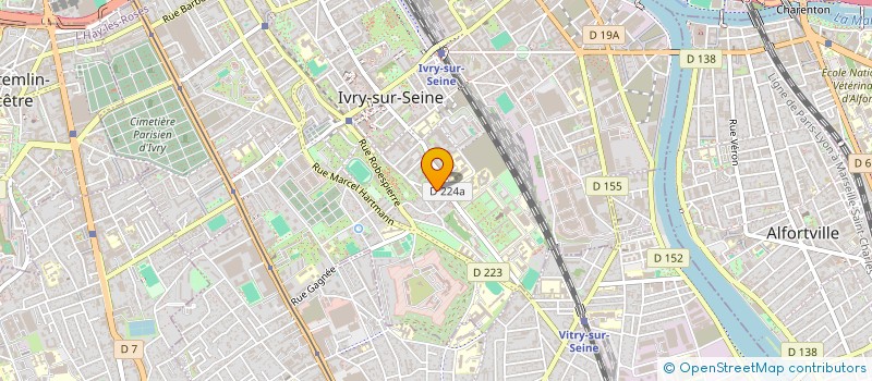 localisation de l'entreprise MONSIEUR ALAIN BODIER à IVRY-SUR-SEINE