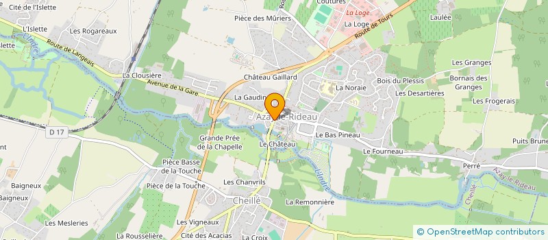 localisation de l'entreprise MONSIEUR ALAIN BODIN à AZAY-LE-RIDEAU