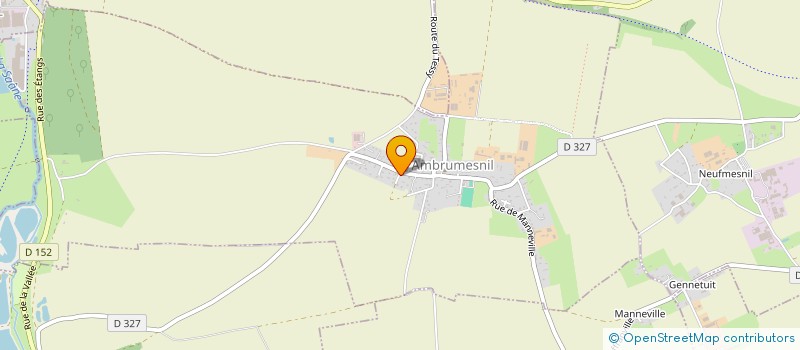 localisation de l'entreprise MONSIEUR ALAIN BODOT  AMBRUMESNIL