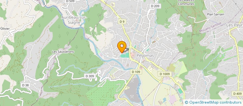 localisation de l'entreprise MONSIEUR ALAIN BOETTI  PEGOMAS