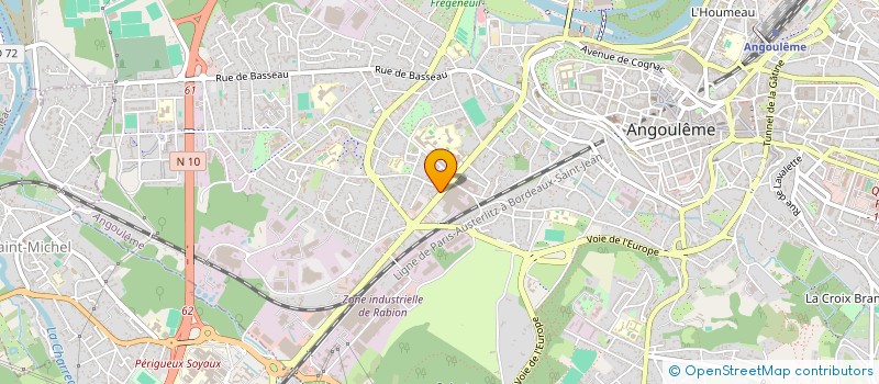 localisation de l'entreprise MONSIEUR ALAIN BOISARD à ANGOULEME