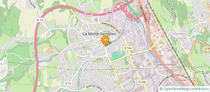 localisation de l'entreprise MONSIEUR ALAIN BOISSELON à LA MOTTE-SERVOLEX