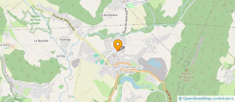 localisation de l'entreprise MONSIEUR ALAIN BOISSY  SAINT-ETIENNE-DE-CROSSEY