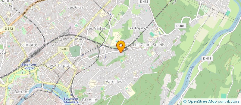 localisation de l'entreprise MONSIEUR ALAIN BOKONGONYA IKOTA  BESANCON