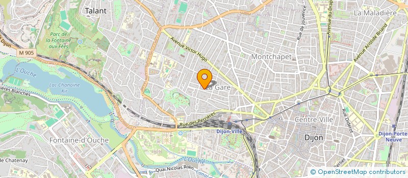localisation de l'entreprise MONSIEUR ALAIN BOMPAS à DIJON
