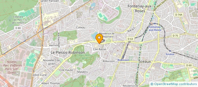localisation de l'entreprise MONSIEUR ALAIN BONAN à LE PLESSIS-ROBINSON