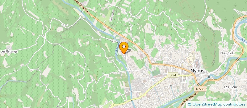 localisation de l'entreprise MONSIEUR ALAIN BONFILS  NYONS