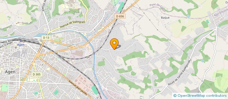 localisation de l'entreprise MONSIEUR ALAIN BONGOPASSI  BON-ENCONTRE