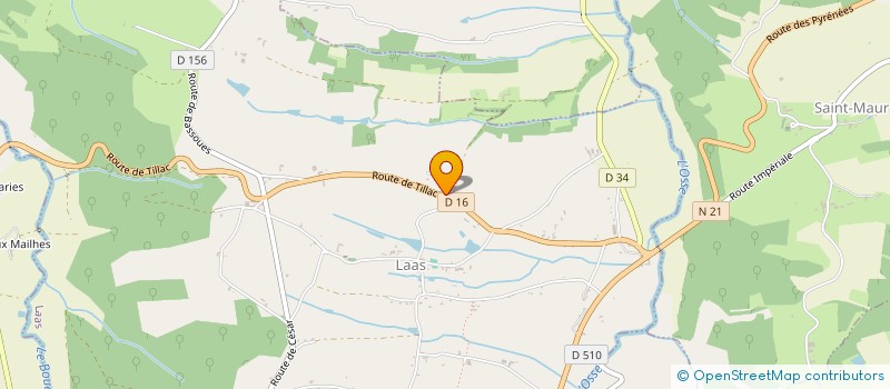 localisation de l'entreprise MONSIEUR ALAIN BONIJOL  LAAS