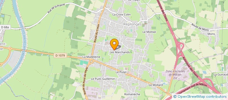 localisation de l'entreprise MONSIEUR ALAIN BONIN à REPLONGES
