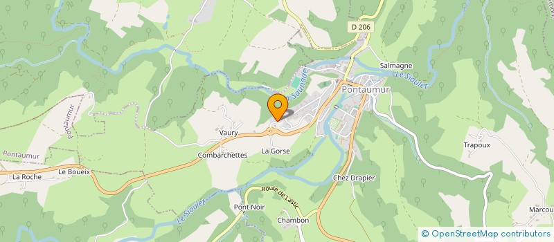 localisation de l'entreprise MONSIEUR ALAIN BONNABRY à PONTAUMUR