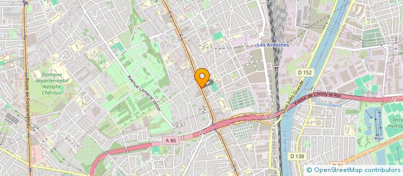 localisation de l'entreprise MONSIEUR ALAIN BONNAFOUX  VITRY-SUR-SEINE