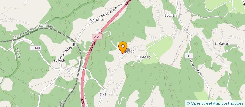 localisation de l'entreprise MONSIEUR ALAIN BONNAYS  BELFORT-DU-QUERCY