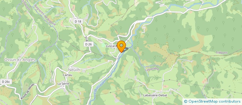 localisation de l'entreprise MONSIEUR ALAIN BONNEAU  ASTUGUE