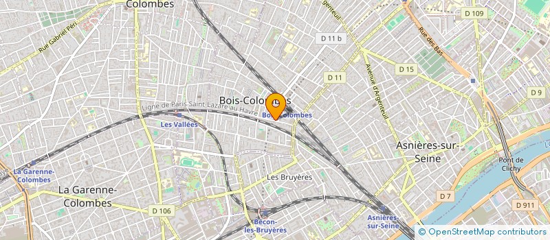 localisation de l'entreprise MONSIEUR ALAIN BONNEAUD à BOIS-COLOMBES