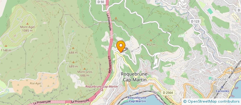 localisation de l'entreprise MONSIEUR ALAIN BONNEFEMNE à ROQUEBRUNE-CAP-MARTIN