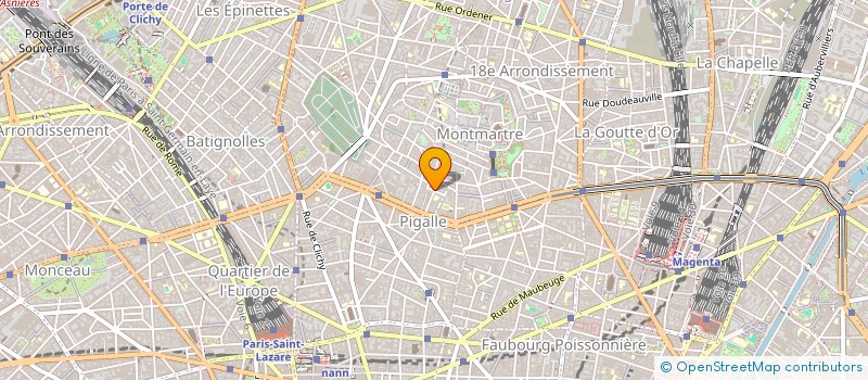 localisation de l'entreprise MONSIEUR ALAIN BONNEFOIT  PARIS