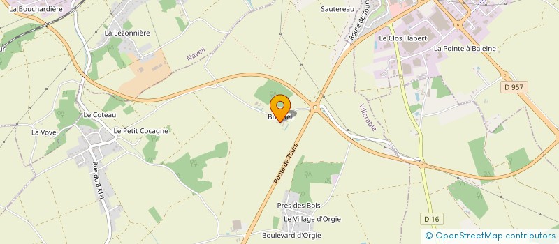 localisation de l'entreprise MONSIEUR ALAIN BONNEFOY  VILLERABLE