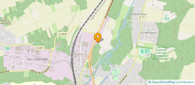 localisation de l'entreprise MONSIEUR ALAIN BONNEMYE  MORIGNY-CHAMPIGNY